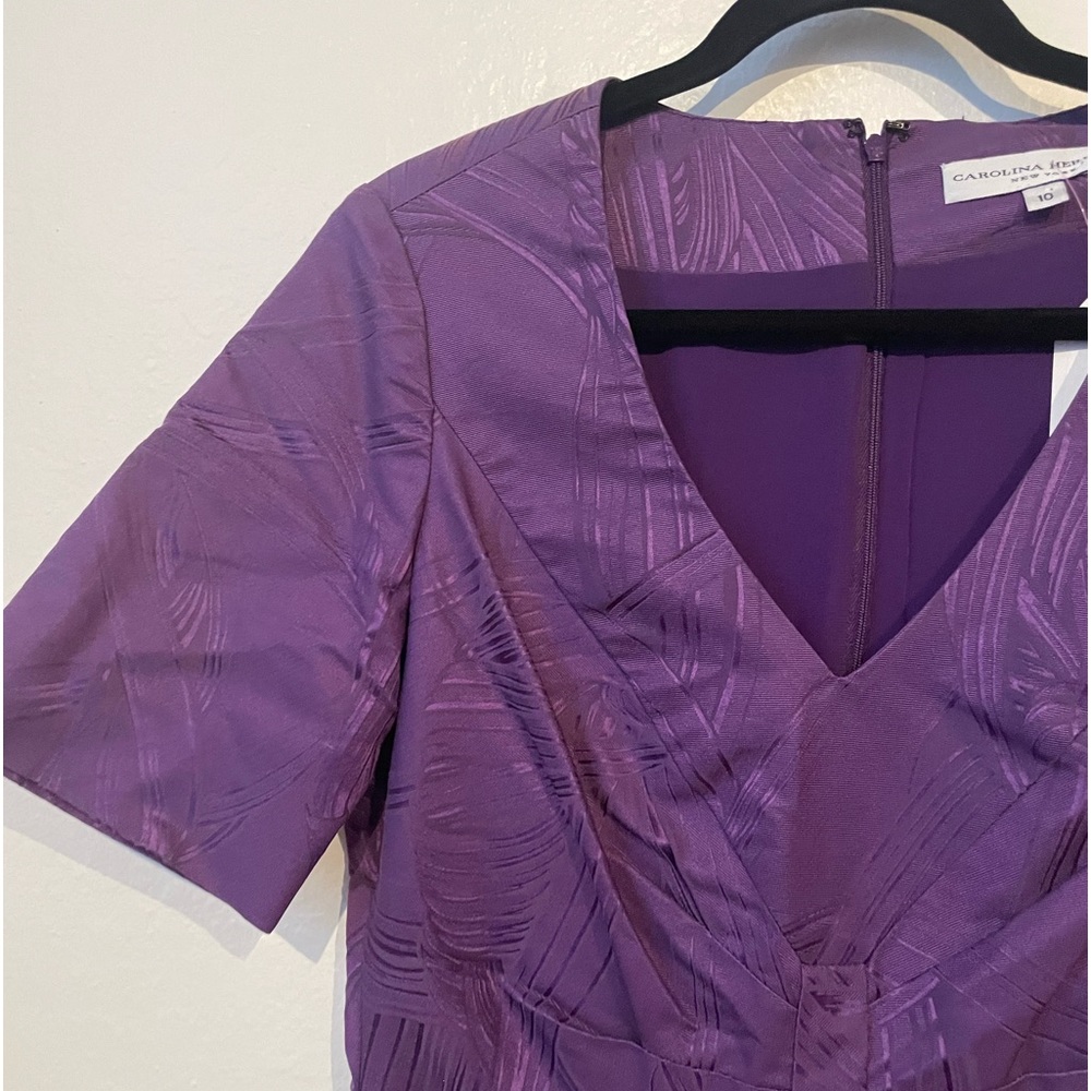 CAROLINA HERRERA | Purple Dress - Picture 3 of 5